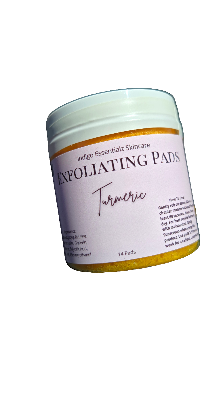 Turmeric Exfoliating  Pads Indigo Essentialz Skincare